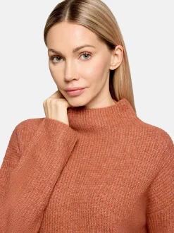 Cartoon Damen Strickkleid in rot