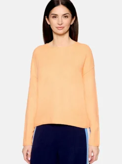 Cartoon Damen Strickpullover in aprikot