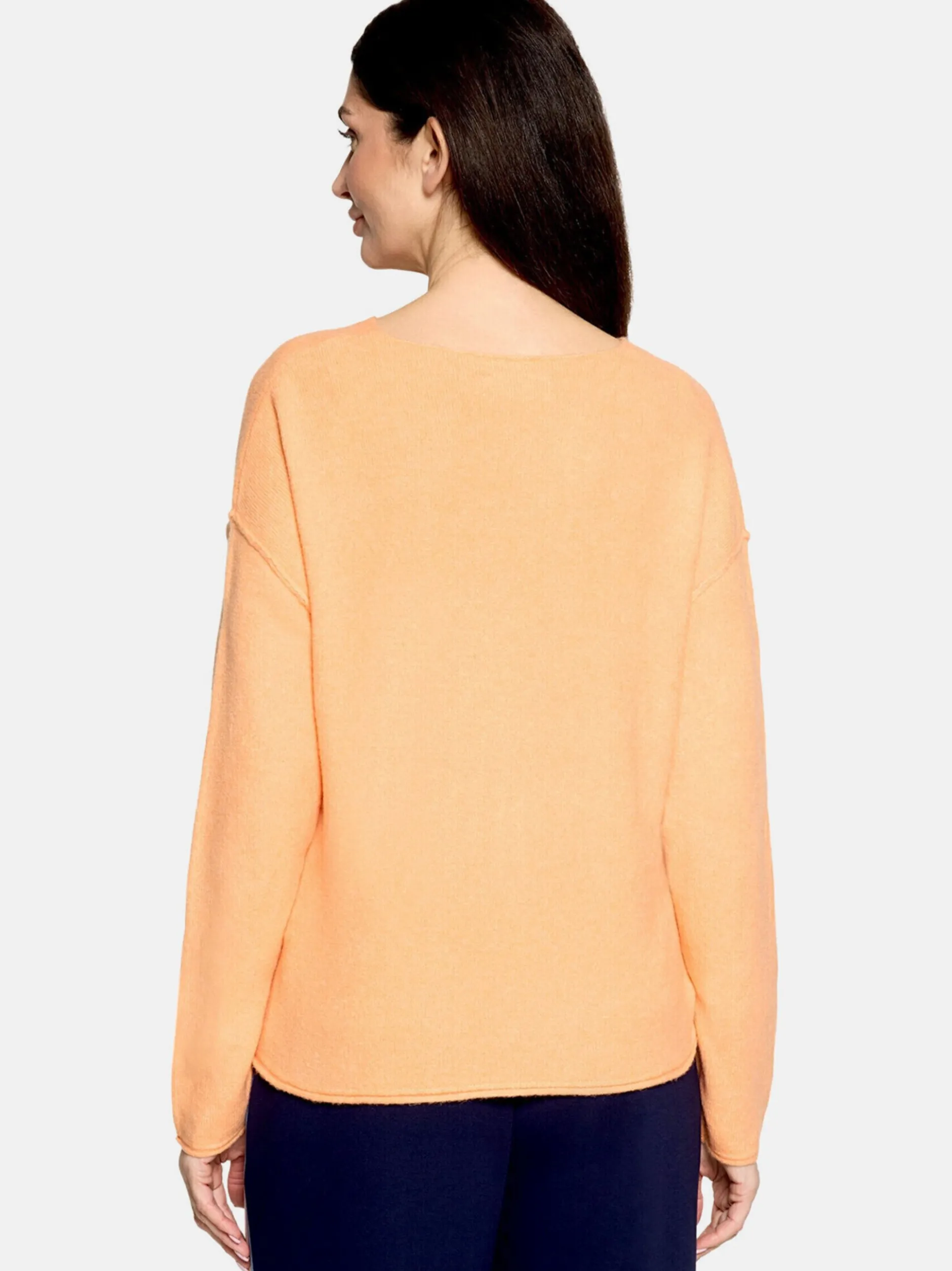 Cartoon Damen Strickpullover in aprikot