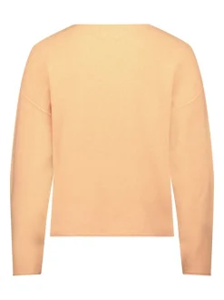 Cartoon Damen Strickpullover in aprikot