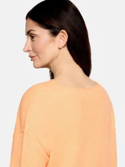 Cartoon Damen Strickpullover in aprikot