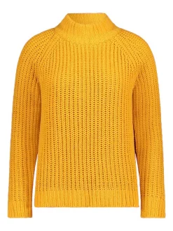 Cartoon Damen Strickpullover in orange