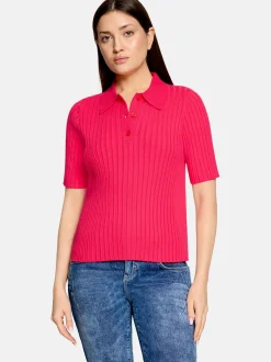 Cartoon Damen Strickpullover in pink