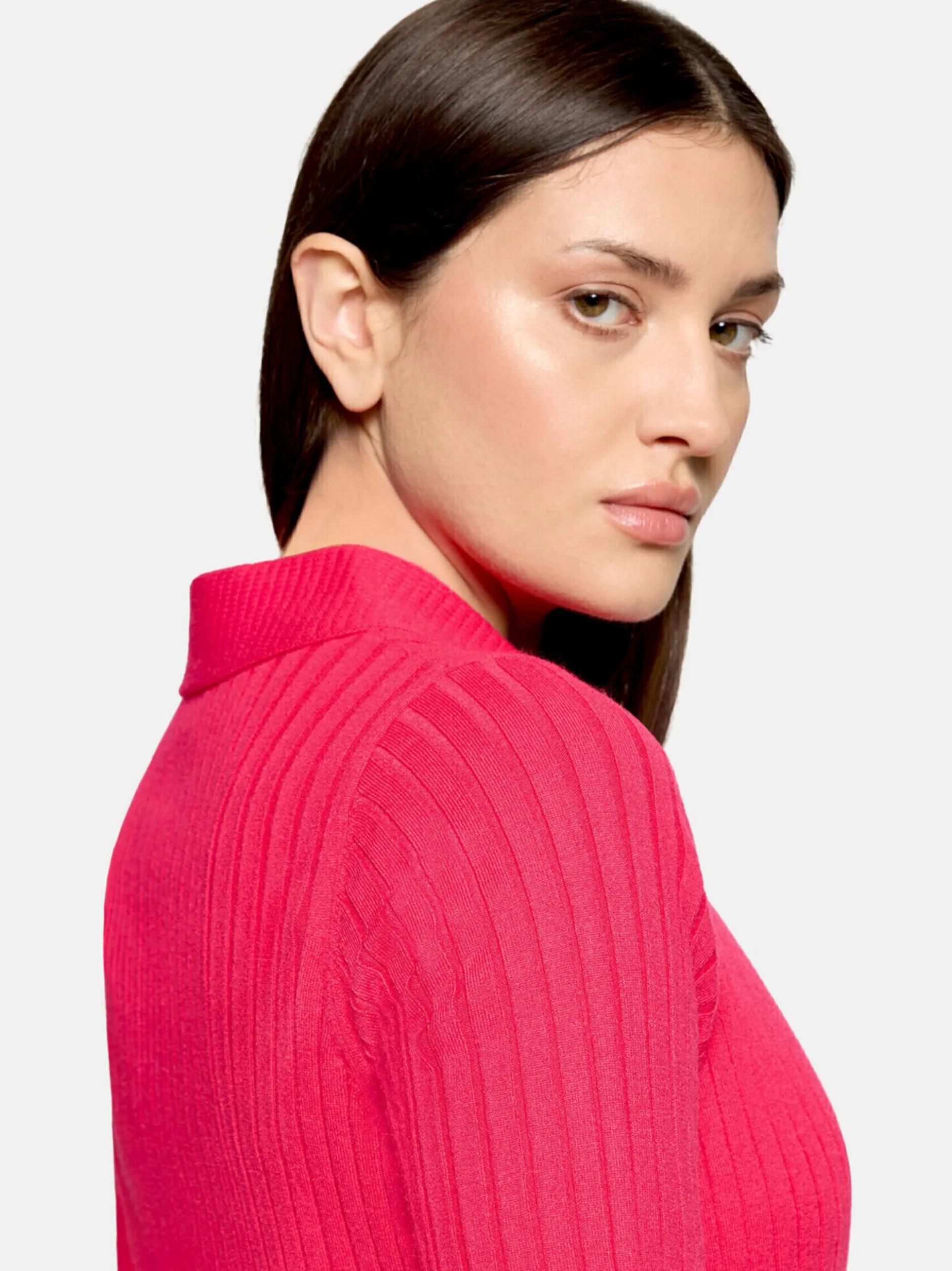 Cartoon Damen Strickpullover in pink