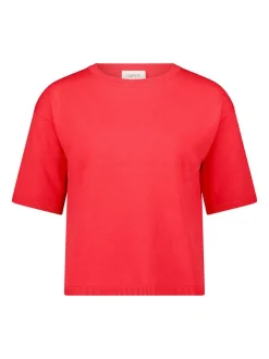 Cartoon Damen Strickpullover in rot