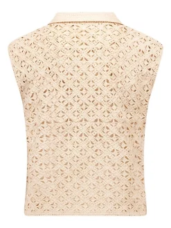 Cartoon Damen Top in beige ecru