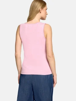 Cartoon Damen Top in flieder
