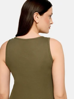 Cartoon Damen Top in khaki