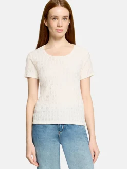 Cartoon Damen T-Shirt in ecru