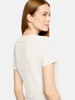 Cartoon Damen T-Shirt in ecru