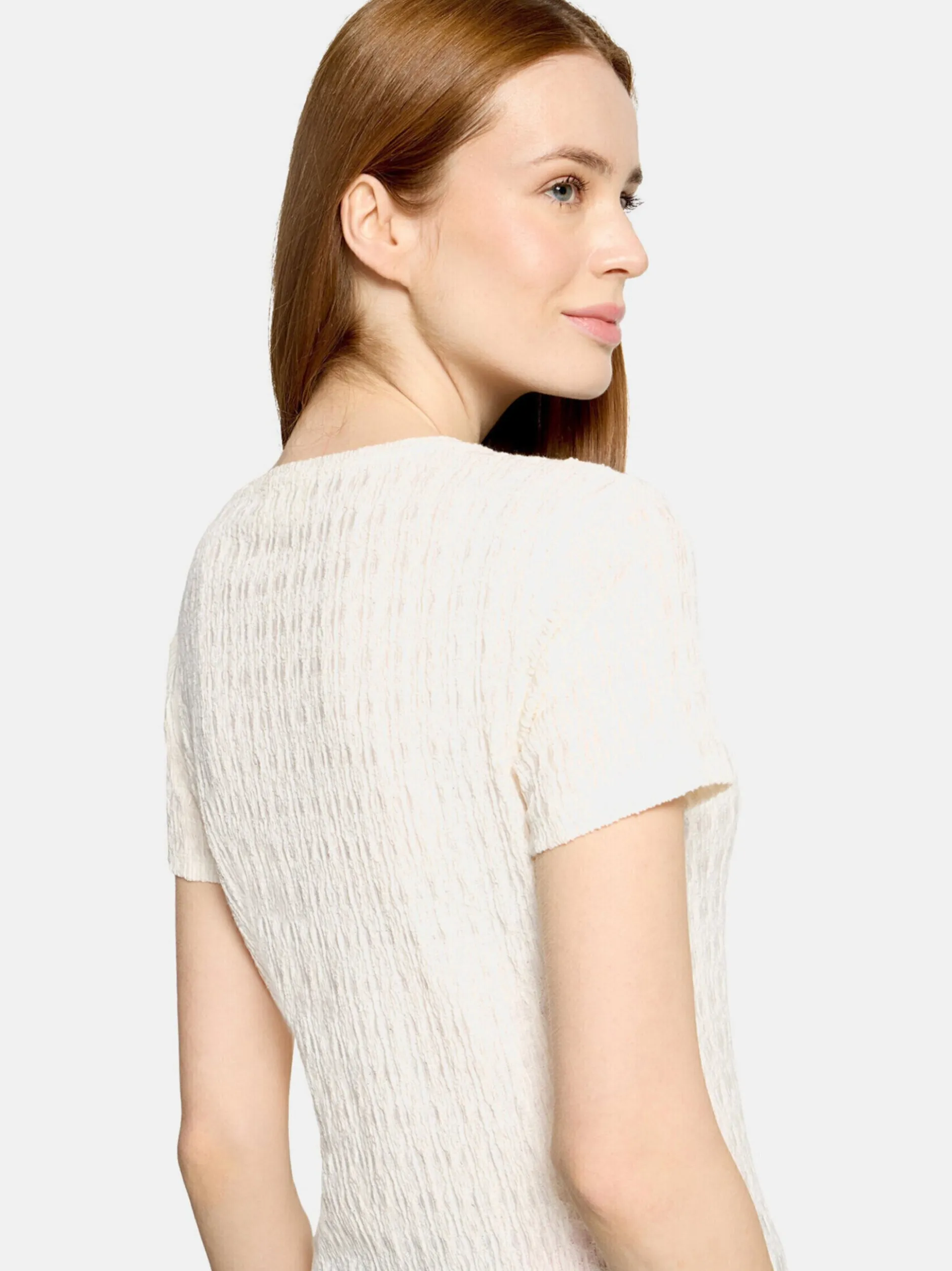 Cartoon Damen T-Shirt in ecru