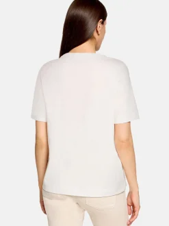 Cartoon Damen T-Shirt in ecru