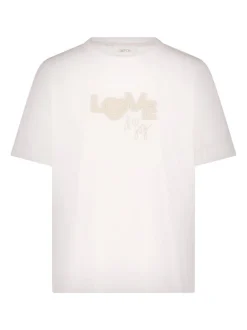 Cartoon Damen T-Shirt in ecru