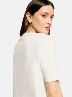 Cartoon Damen T-Shirt in weiß