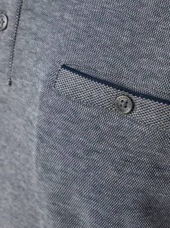 CASAMODA Herren Basic Poloshirt in grau