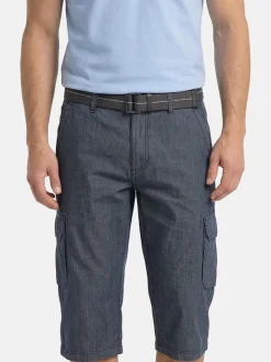 CASAMODA Herren Cargo-Bermudas in blau