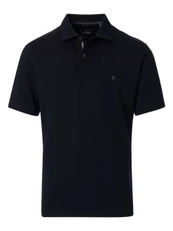 CASAMODA Herren Poloshirt - Basic in blau