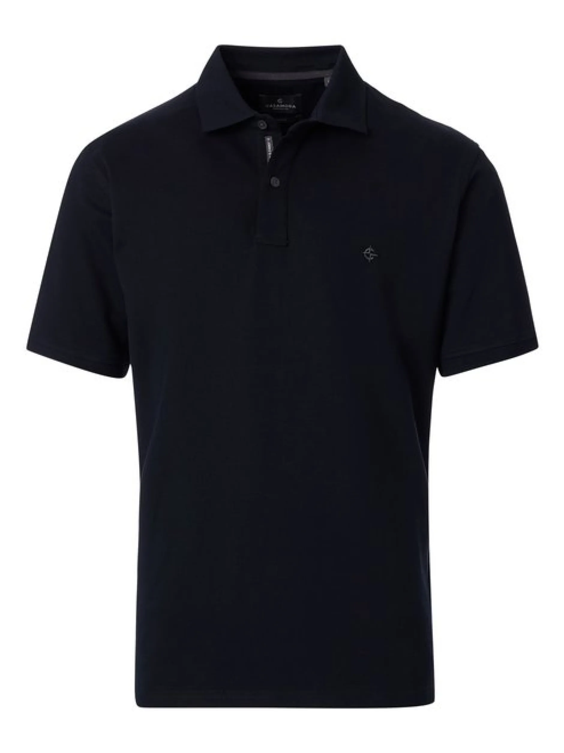 CASAMODA Herren Poloshirt - Basic in blau