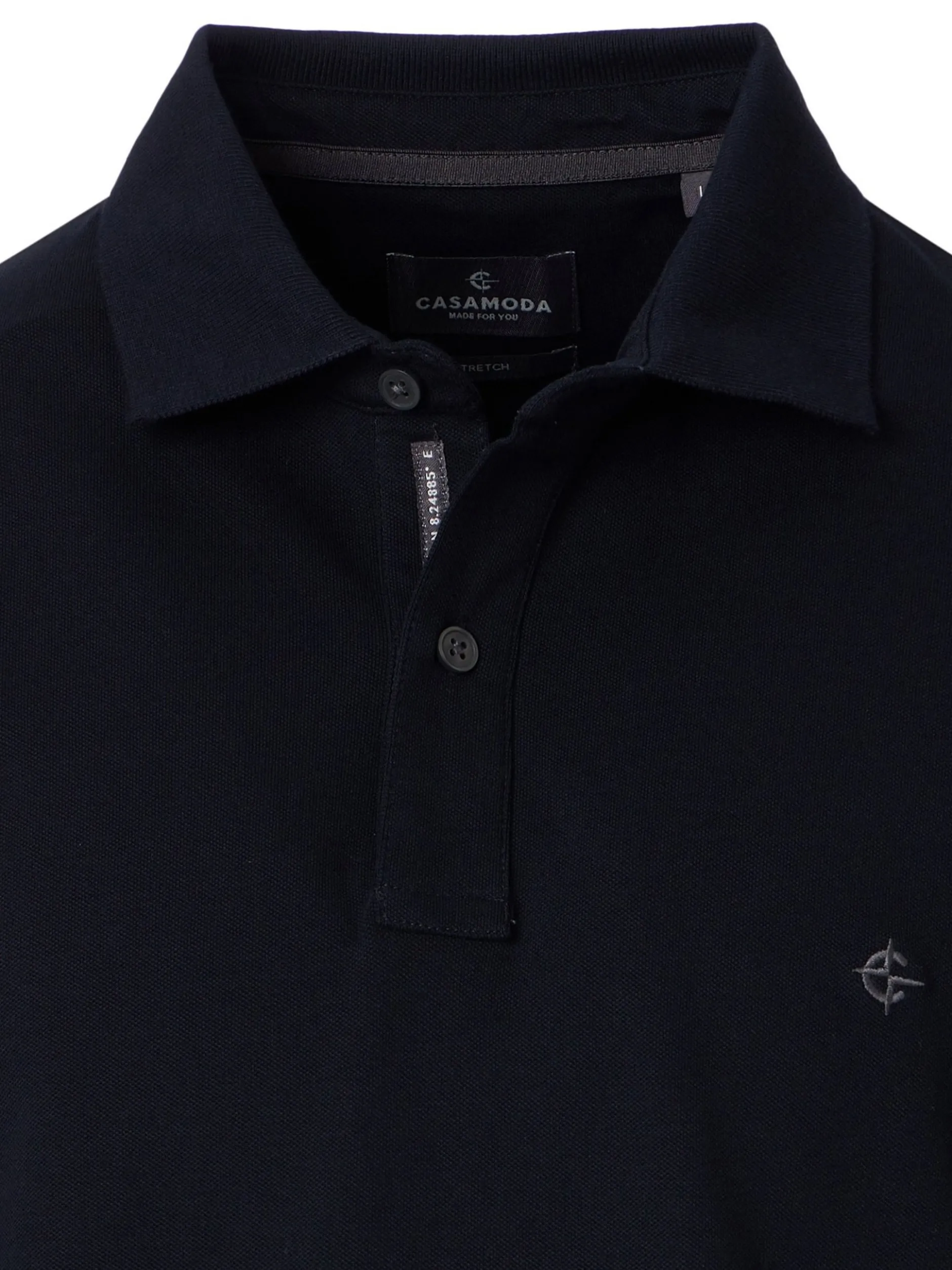 CASAMODA Herren Poloshirt - Basic in blau