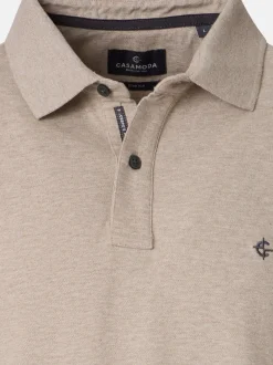 CASAMODA Herren Poloshirt in beige