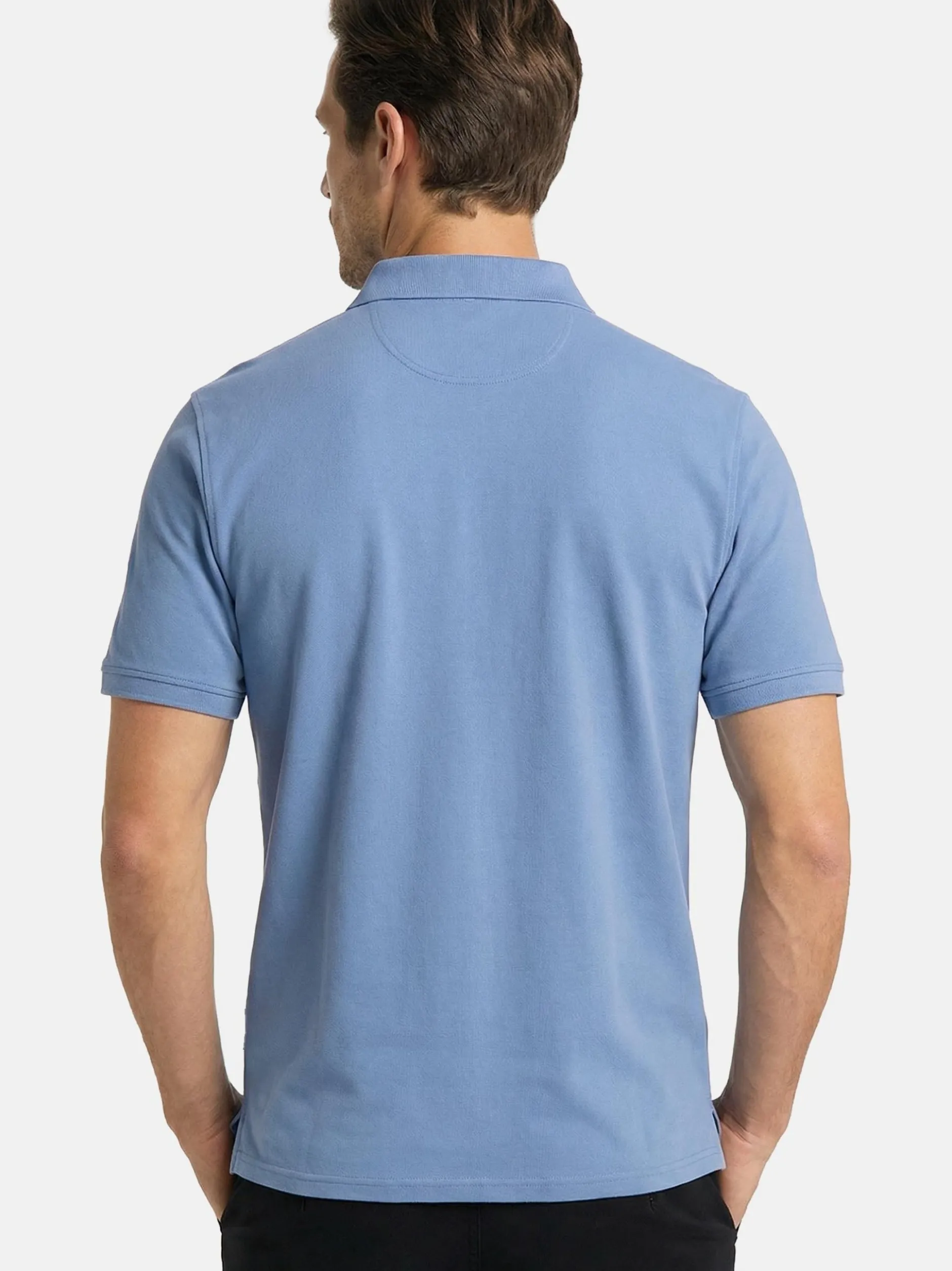 CASAMODA Herren Poloshirt in blau