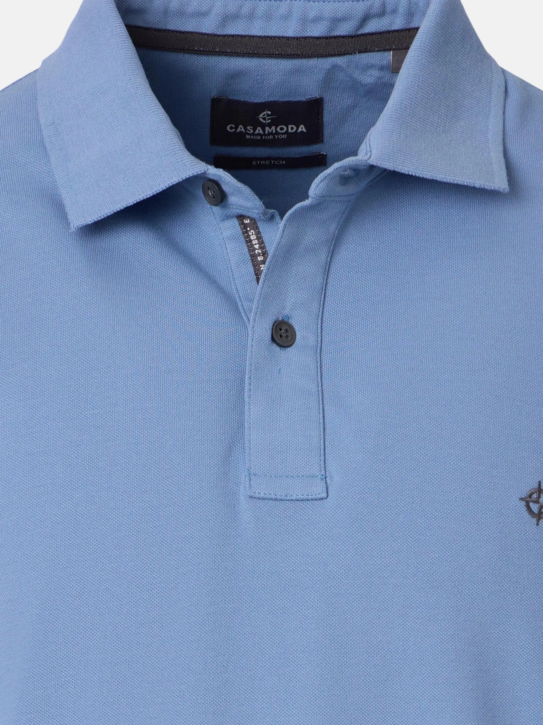CASAMODA Herren Poloshirt in blau