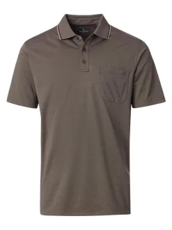CASAMODA Herren Poloshirt in braun