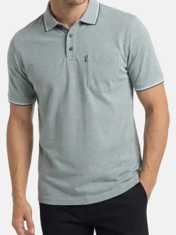 CASAMODA Herren Poloshirt in grün