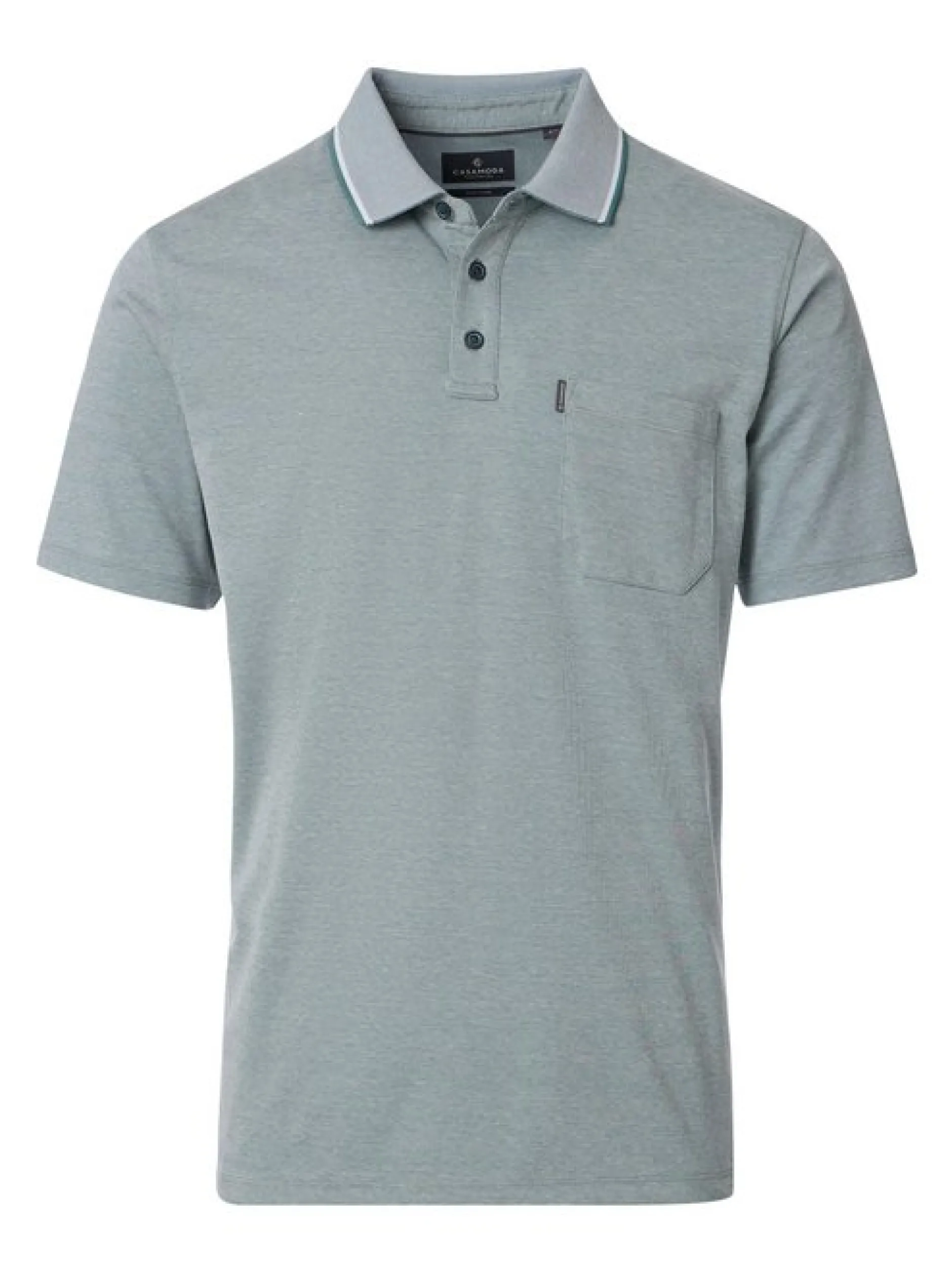 CASAMODA Herren Poloshirt in grün