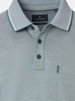 CASAMODA Herren Poloshirt in grün