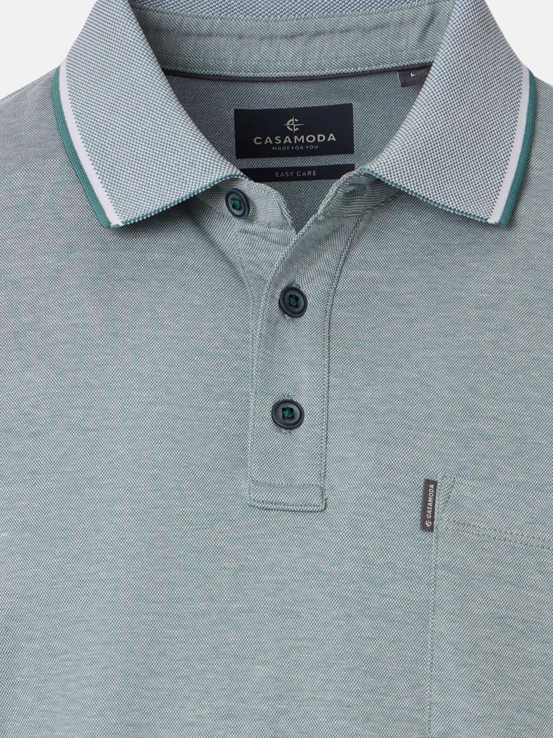 CASAMODA Herren Poloshirt in grün