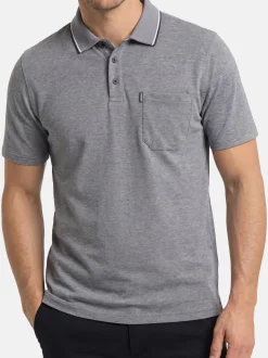 CASAMODA Herren Poloshirts im 2er-Pack in grau