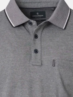 CASAMODA Herren Poloshirts im 2er-Pack in grau
