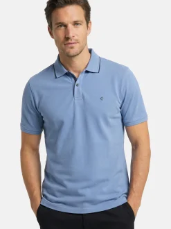 CASAMODA Herren Poloshirts im 2er-Pack in mehrfarbig