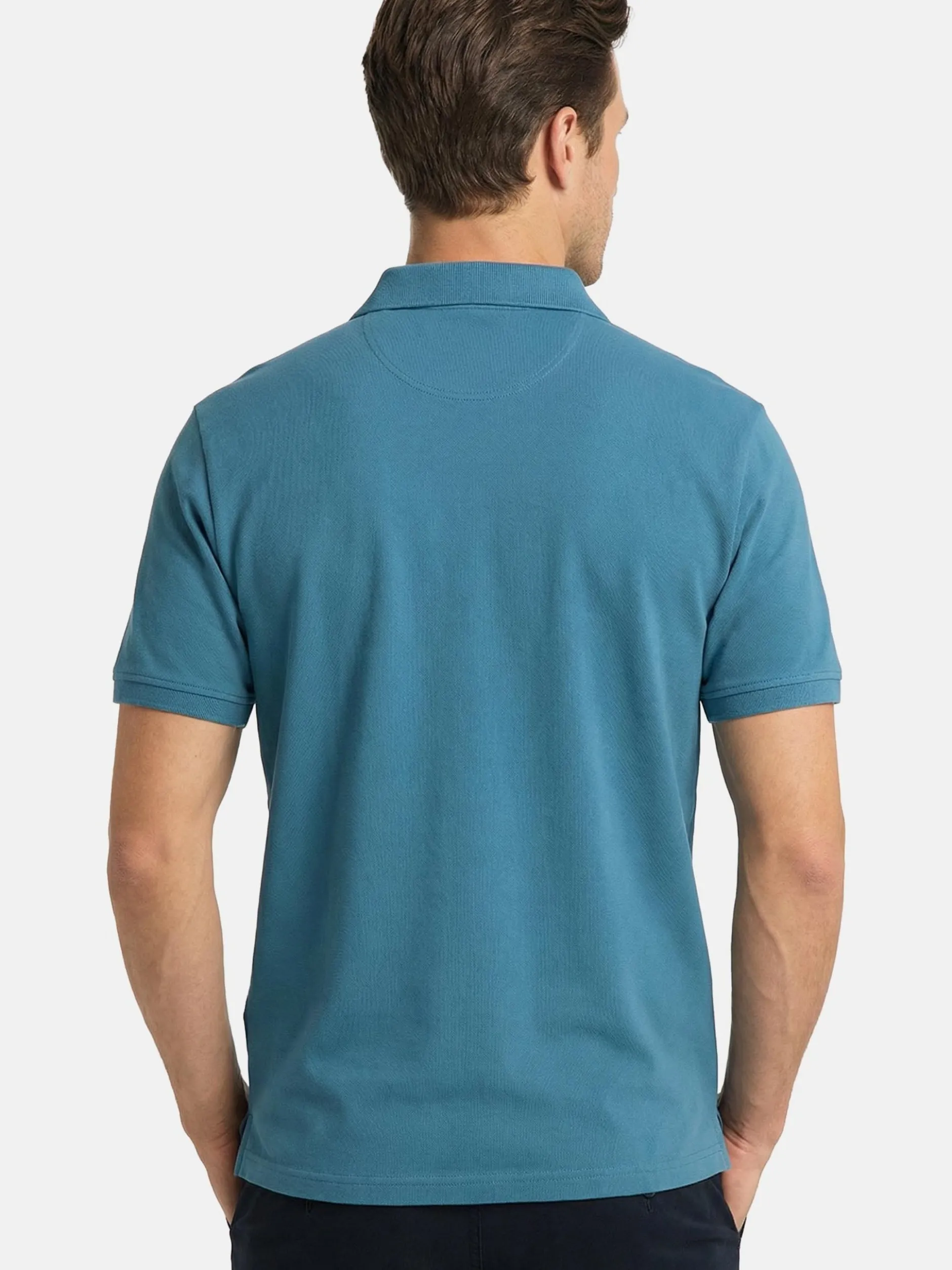 CASAMODA Herren Poloshirts im 2er-Pack in mehrfarbig