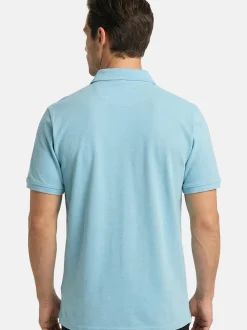 CASAMODA Herren Poloshirts im 2er-Pack in türkis