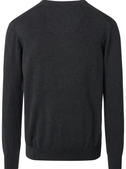 CASAMODA Herren Pullover - Basic in grau