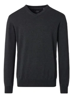 CASAMODA Herren Pullover - Basic in grau