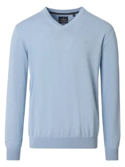CASAMODA Herren Pullover - Basic in hellblau