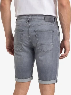 CASAMODA Herren Shorts - High Flex in grau denim