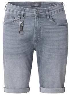 CASAMODA Herren Shorts - High Flex in grau denim