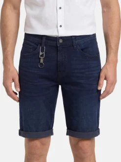 CASAMODA Herren Shorts - High Flex in rinsed blau