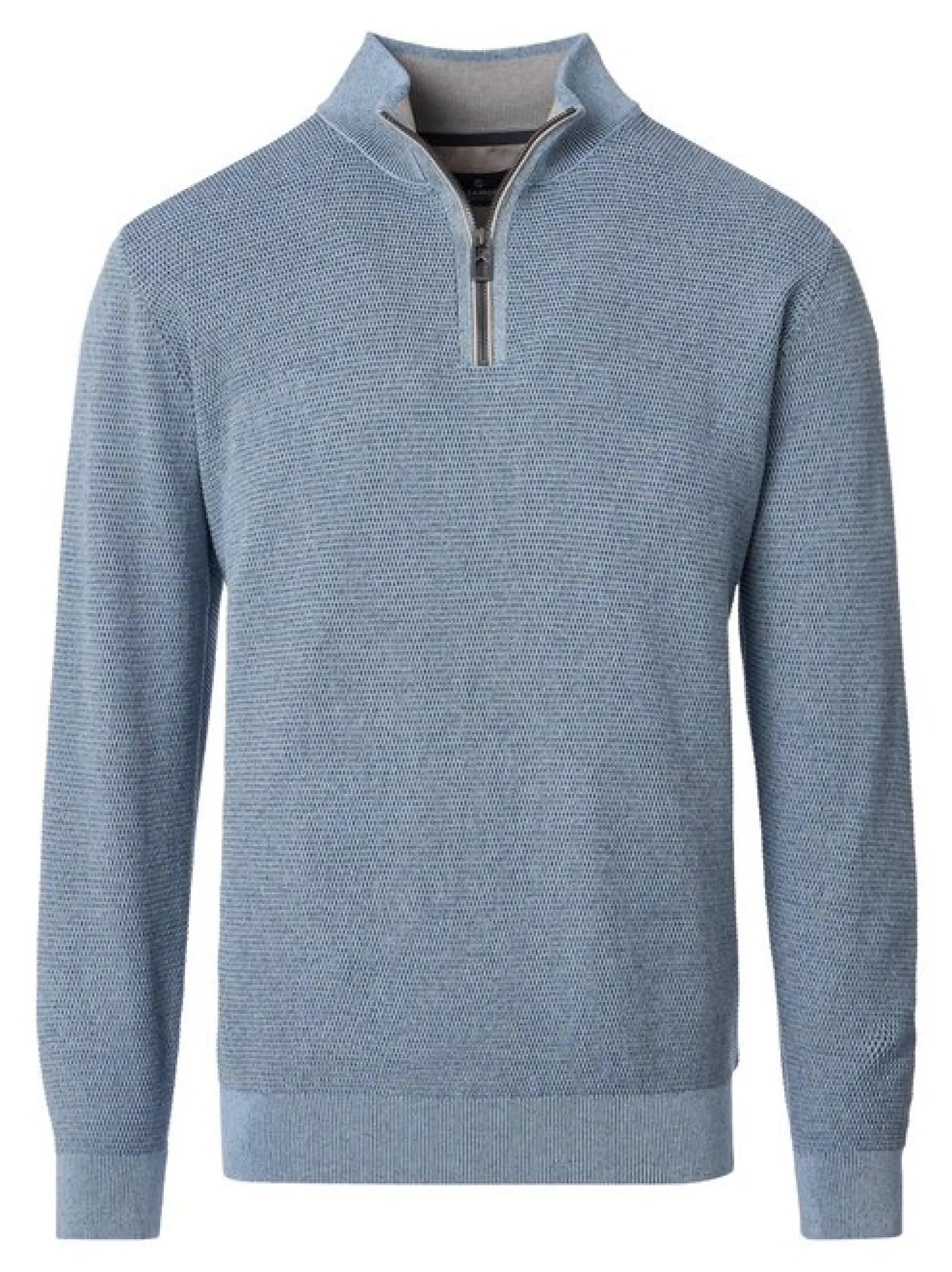 CASAMODA Herren Troyer - Basic in blau - Ärmel: langarm