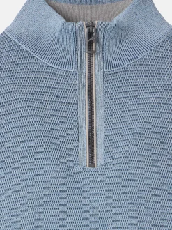 CASAMODA Herren Troyer - Basic in blau - Ärmel: langarm