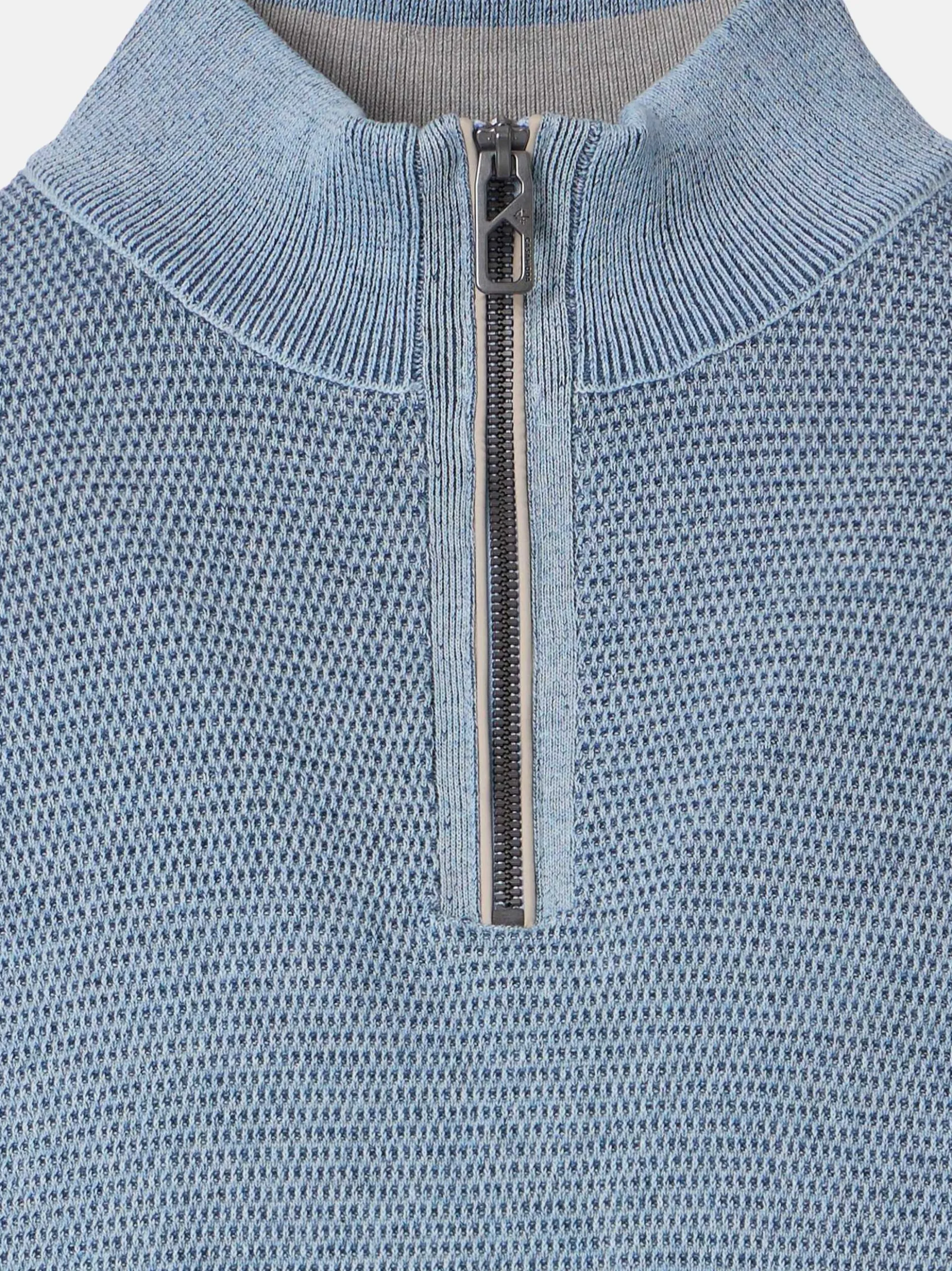 CASAMODA Herren Troyer - Basic in blau - Ärmel: langarm