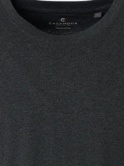 CASAMODA Herren T-Shirt - 3er Pack Basic in rot