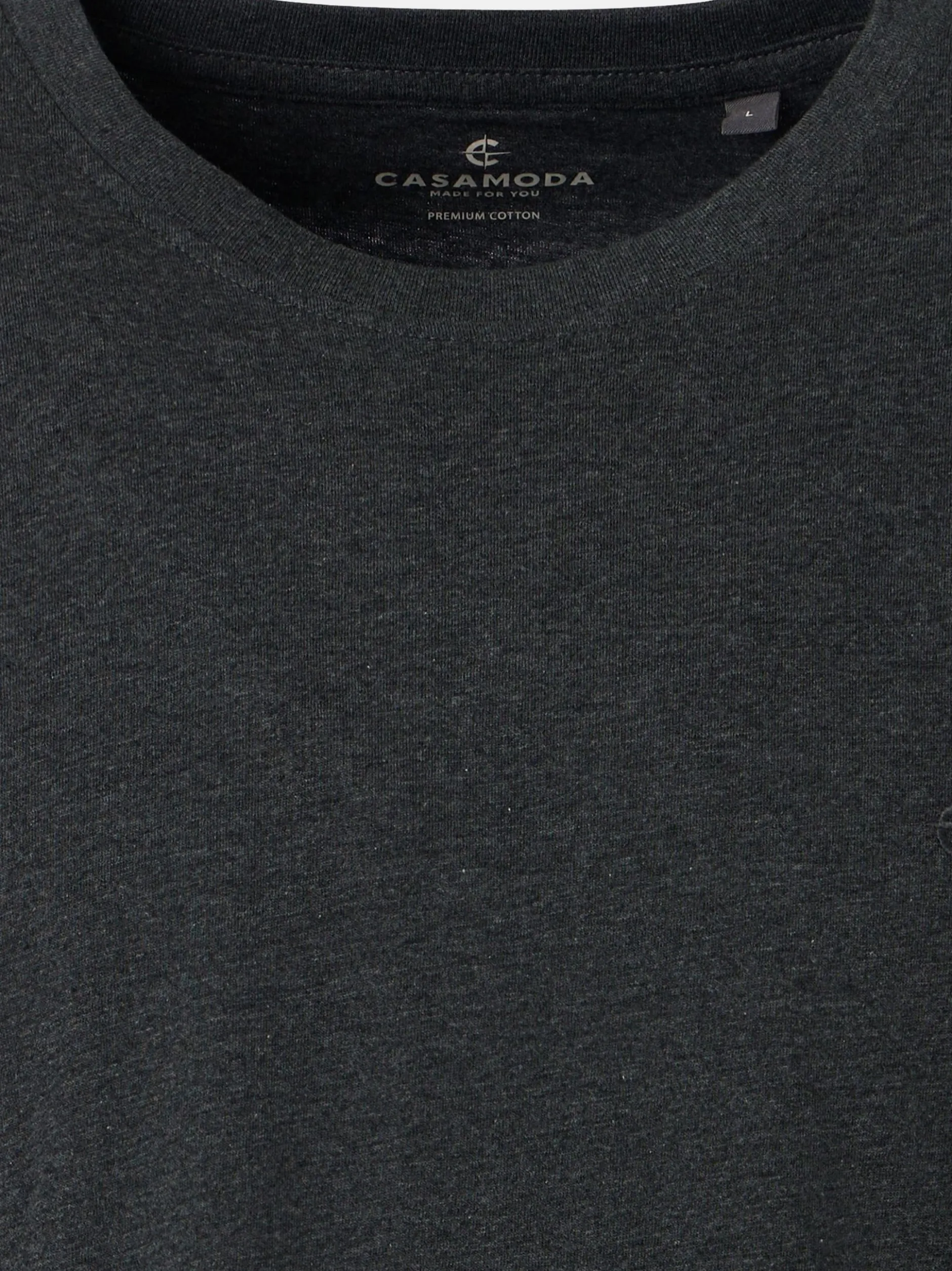 CASAMODA Herren T-Shirt - 3er Pack Basic in rot