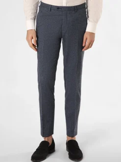 CG - CLUB of GENTS Herren Baukasten-Hose mit Leinen-Anteil - Paco-N in indigo