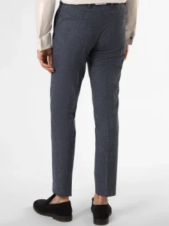 CG - CLUB of GENTS Herren Baukasten-Hose mit Leinen-Anteil - Paco-N in indigo