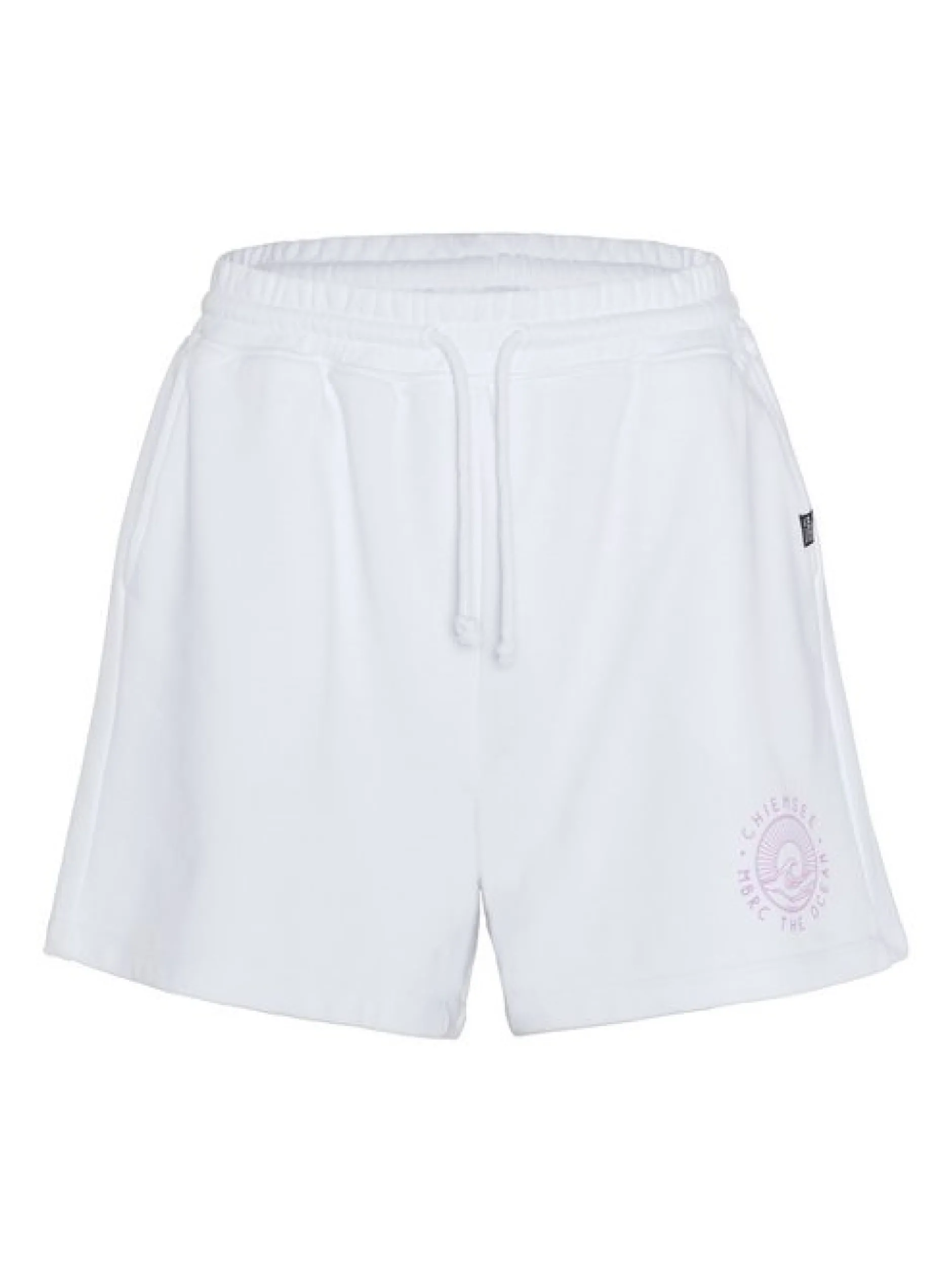 Chiemsee Damen Sweatshorts in weiß - Länge: knielang